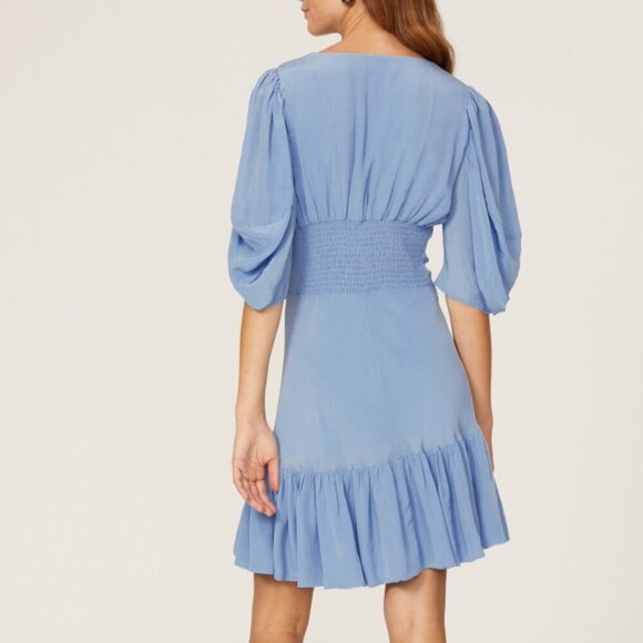 THE KOOPLES Button Front Blue Dress Size 3 - Picture 4 of 4